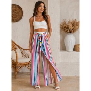 New York & Company 7th Avenue Design Studio NWOT Palazzo High Waist Trousers